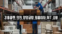 강릉콜밴,인천,양양공항,원룸이사,MT,소형