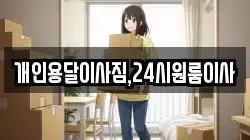 개인용달이사짐,24시원룸이사