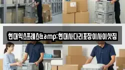 현대익스프레스&현대사다리포장이사이삿짐