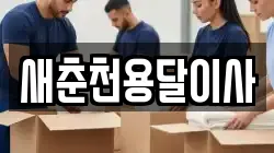 새춘천용달이사