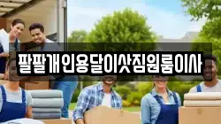 팔팔개인용달이삿짐원룸이사