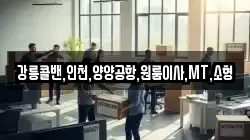 강릉콜밴,인천,양양공항,원룸이사,MT,소형