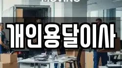 개인용달이사