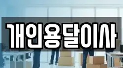 개인용달이사
