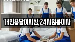 개인용달이사짐,24시원룸이사