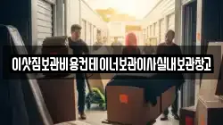 이삿짐보관비용컨테이너보관이사실내보관창고