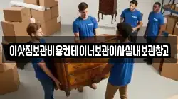 이삿짐보관비용컨테이너보관이사실내보관창고
