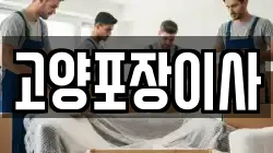 고양포장이사