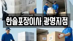 한솔포장이사 광명지점