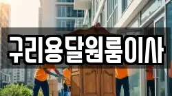 구리용달원룸이사