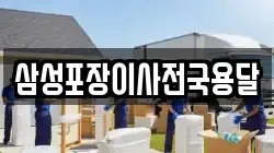 삼성포장이사전국용달