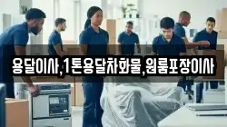 용달이사,1톤용달차화물,원룸포장이사