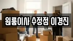 원룸이사 수정점 이경진