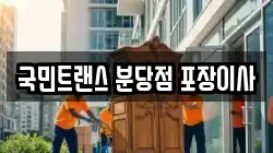 국민트랜스 분당점 포장이사