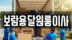 보람용달원룸이사