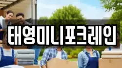 태영미니포크레인
