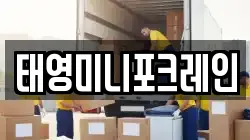 태영미니포크레인