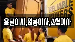 용달이사,원룸이사,소형이사