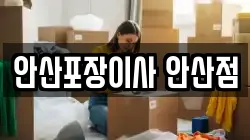 안산포장이사 안산점