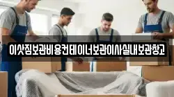 이삿짐보관비용컨테이너보관이사실내보관창고
