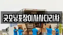 굿모닝포장이사사다리차