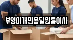 부엉이개인용달원룸이사