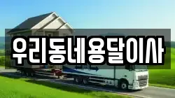 우리동네용달이사