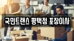 국민트랜스 평택점 포장이사