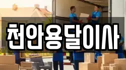 천안용달이사