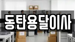 동탄용달이사