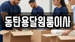 동탄용달원룸이사