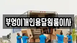 부엉이개인용달원룸이사