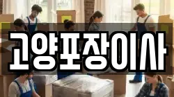 고양포장이사