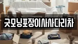 굿모닝포장이사사다리차