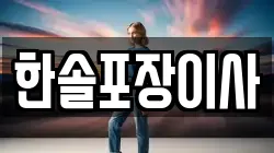 한솔포장이사