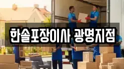 한솔포장이사 광명지점