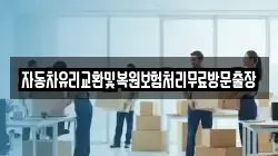 자동차유리교환및복원보험처리무료방문출장