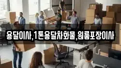 용달이사,1톤용달차화물,원룸포장이사