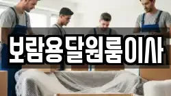 보람용달원룸이사