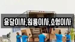 용달이사,원룸이사,소형이사
