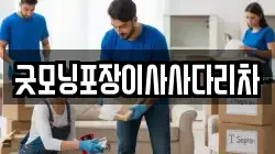 굿모닝포장이사사다리차