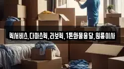 퀵서비스,다마스퀵,라보퀵,1톤화물용달,원룸이사
