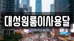 대성원룸이사용달