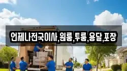 언제나전국이사,원룸,투룸,용달,포장