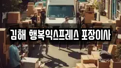 김해 행복익스프레스 포장이사