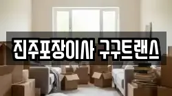 진주포장이사 구구트랜스