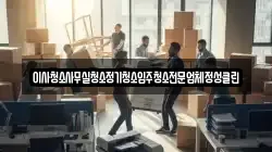 이사청소사무실청소정기청소입주청소전문업체정성클린