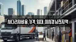 사다리차비용,가격,임대,이사경남전지역