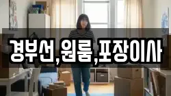 경부선,원룸,포장이사