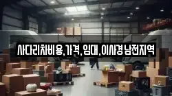 사다리차비용,가격,임대,이사경남전지역